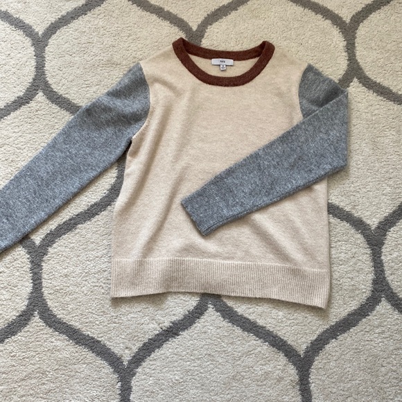 Fate Sweaters - Cashmere Color-block Sweater
